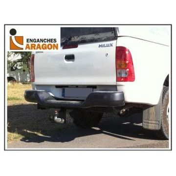 Фаркоп Aragon усиленный для Toyota Hilux (с защитой бампера) (2005-2008) № E6402FC