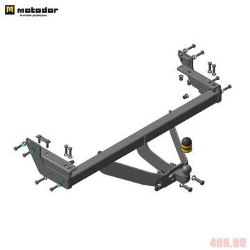 Фаркоп Motodor для Toyota Hilux (2015-2020) № 92507-F Фаркоп Motodor для Toyota Hilux (2015-2020) № 92507-F