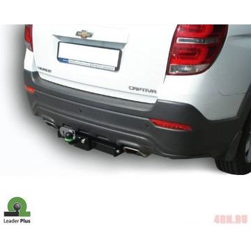 Фаркоп Лидер Плюс усиленный с кованым фланцевым шаром для Chevrolet Captiva (2006-2012) № C217-F