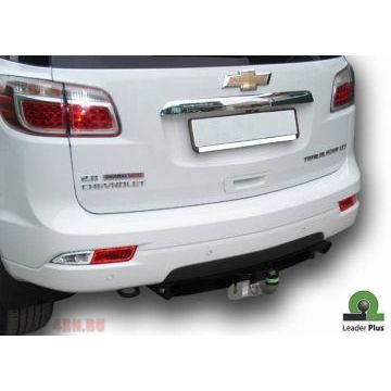 Фаркоп Лидер Плюс усиленный с кованым фланцевым шаром для Chevrolet TrailBlazer (GM800) (2013-2015) № C216-F