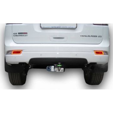 Фаркоп Лидер Плюс усиленный с кованым фланцевым шаром для Chevrolet TrailBlazer (GM800) (2013-2015) № C216-F