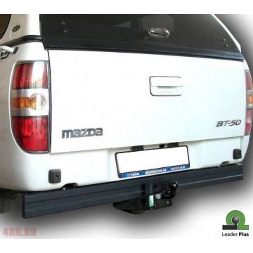 Фаркоп Лидер Плюс усиленный с кованым фланцевым шаром для Mazda BT-50 (2006-2012) № M305-F