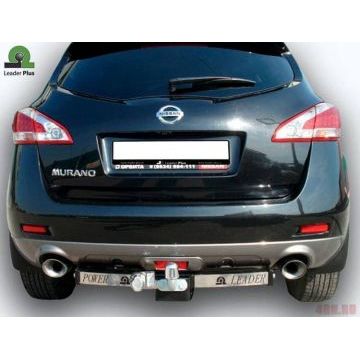 Фаркоп Лидер Плюс усиленный с кованым фланцевым шаром для Nissan Murano Z51 (2010-2015) № N118-F