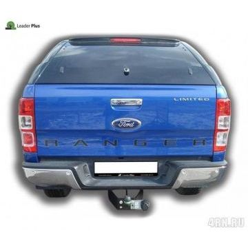 Фаркоп Лидер Плюс усиленный со сварным фланцевым шаром для Ford Ranger (Limited, Wildtrak) (2012-2015) № F121-FC