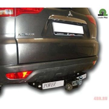 Фаркоп Лидер Плюс усиленный со сварным фланцевым шаром для Mitsubishi Pajero Sport (2008-2016) № M115-FC